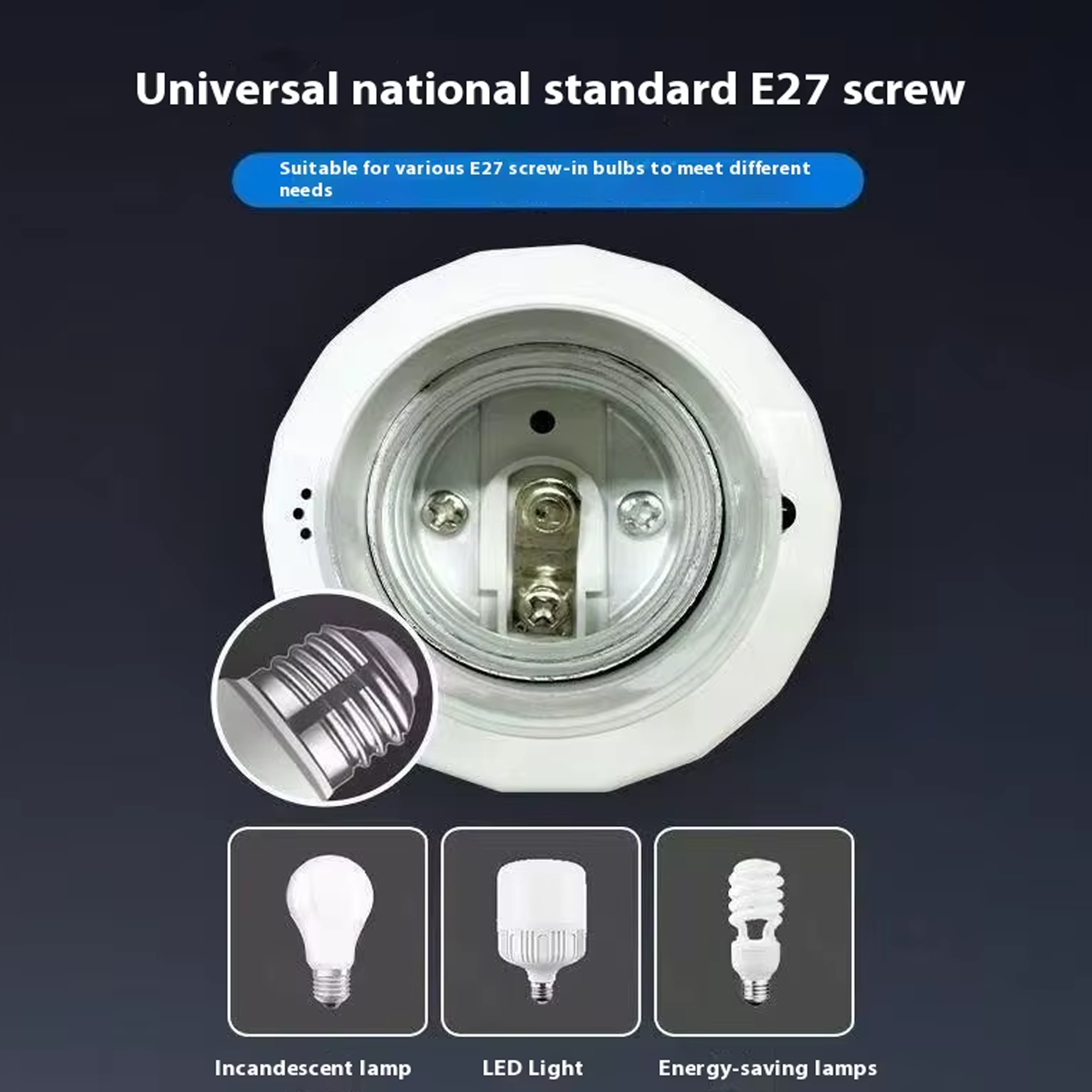 AVEL Base de lampe télécommandée sans fil